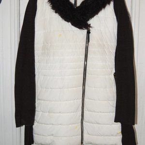 Calvin Klein Performance Faux Fur Trimmed Coat